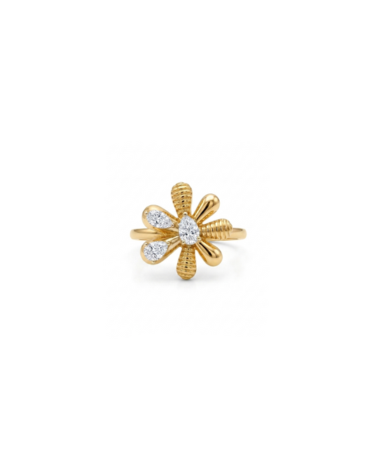 Whisper Pear Ring