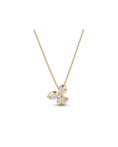 Orbit Pear Necklace