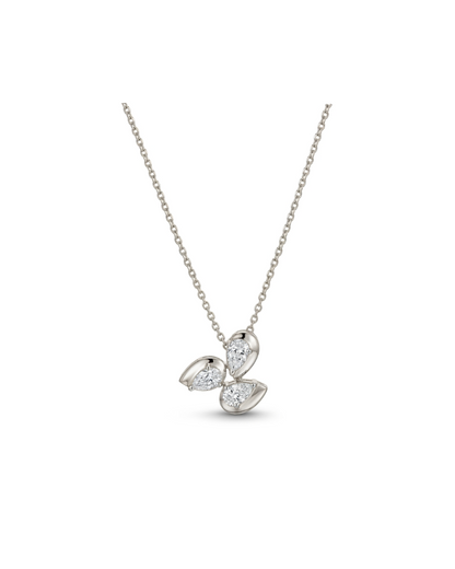 Orbit Pear Necklace