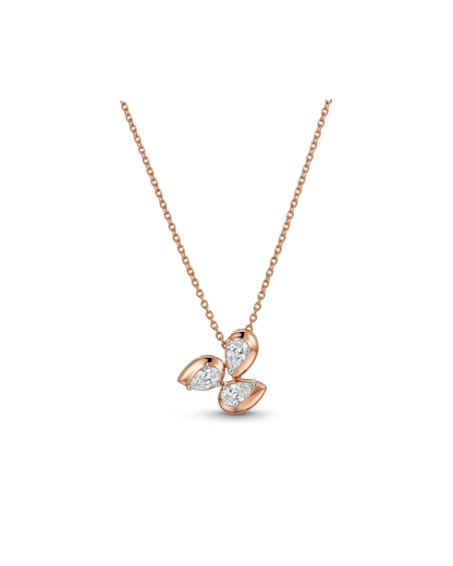 Orbit Pear Necklace
