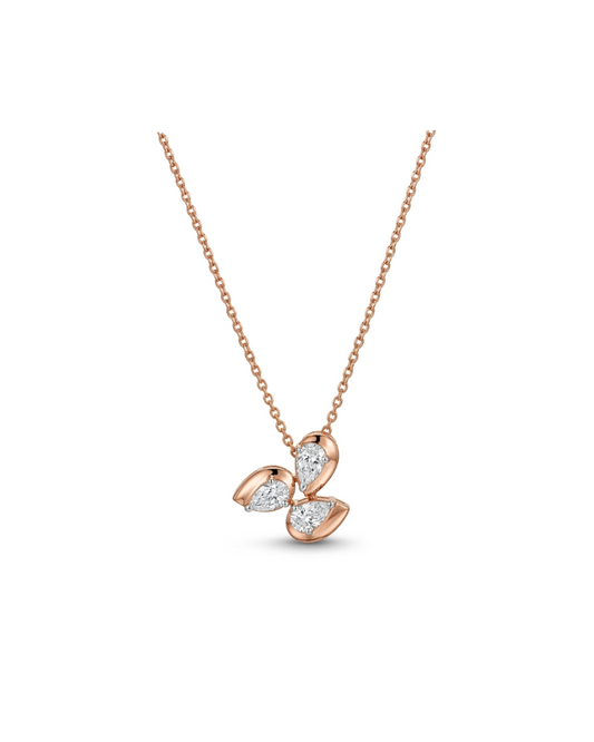Orbit Pear Necklace