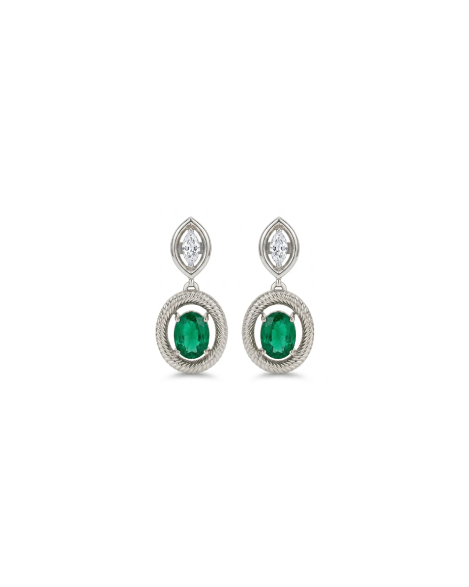 Found Marquise Earring