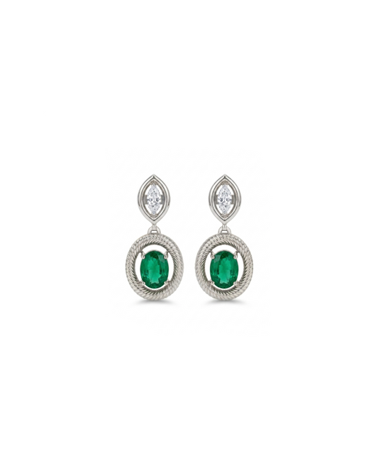 Found Marquise Earring
