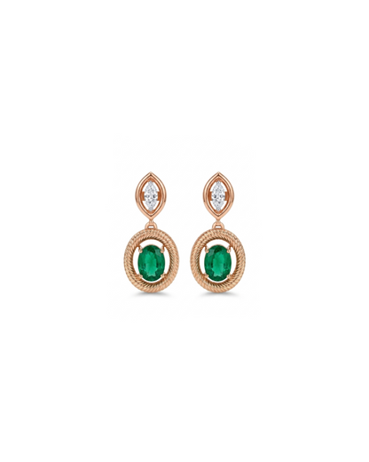 Found Marquise Earring