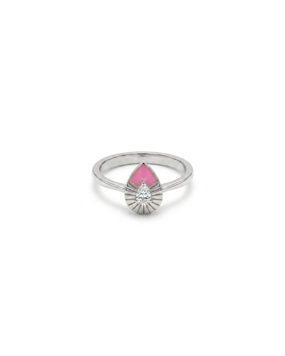 Quiet Pear Ring