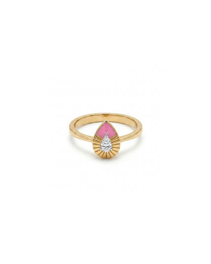 Quiet Pear Ring