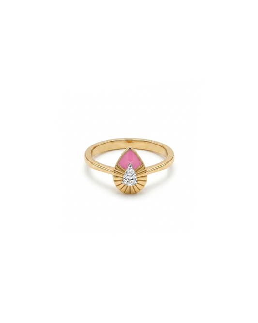 Quiet Pear Ring