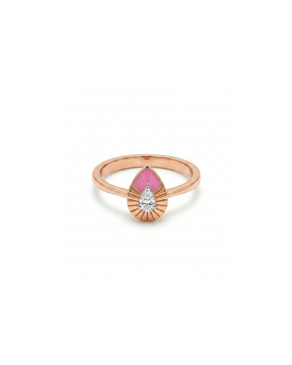 Quiet Pear Ring