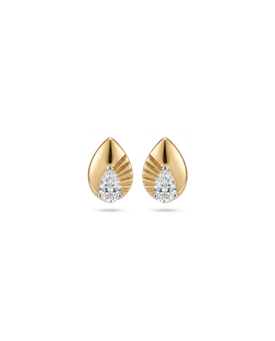 Spark Pear Earring
