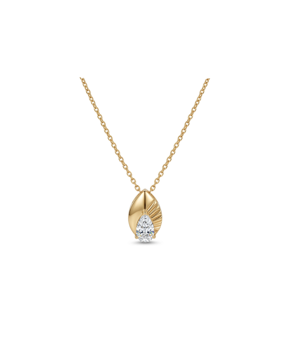 Spark Pear Necklace