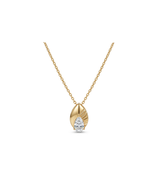 Spark Pear Necklace