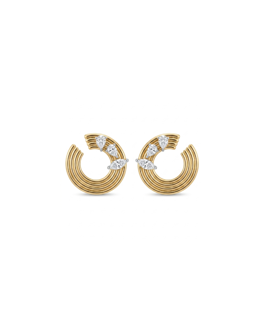Orbit Marquise Earring
