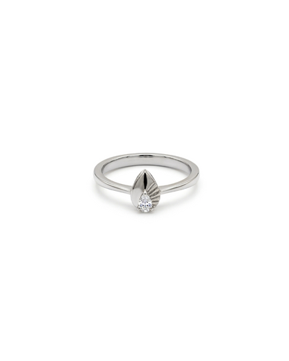 Quiet Pear Ring