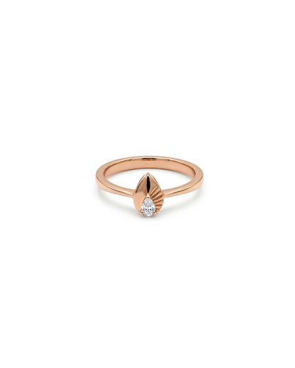 Quiet Pear Ring