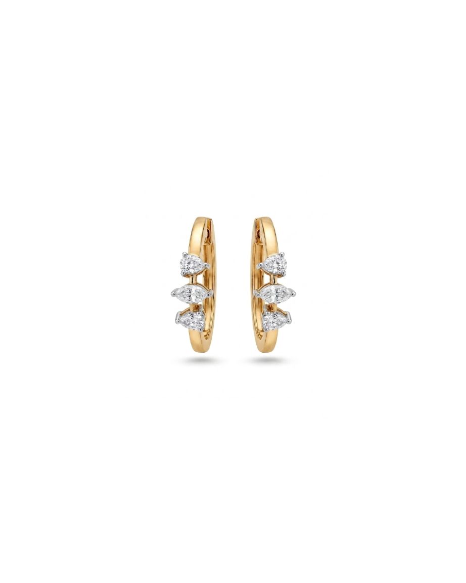 Between Marquise Earring