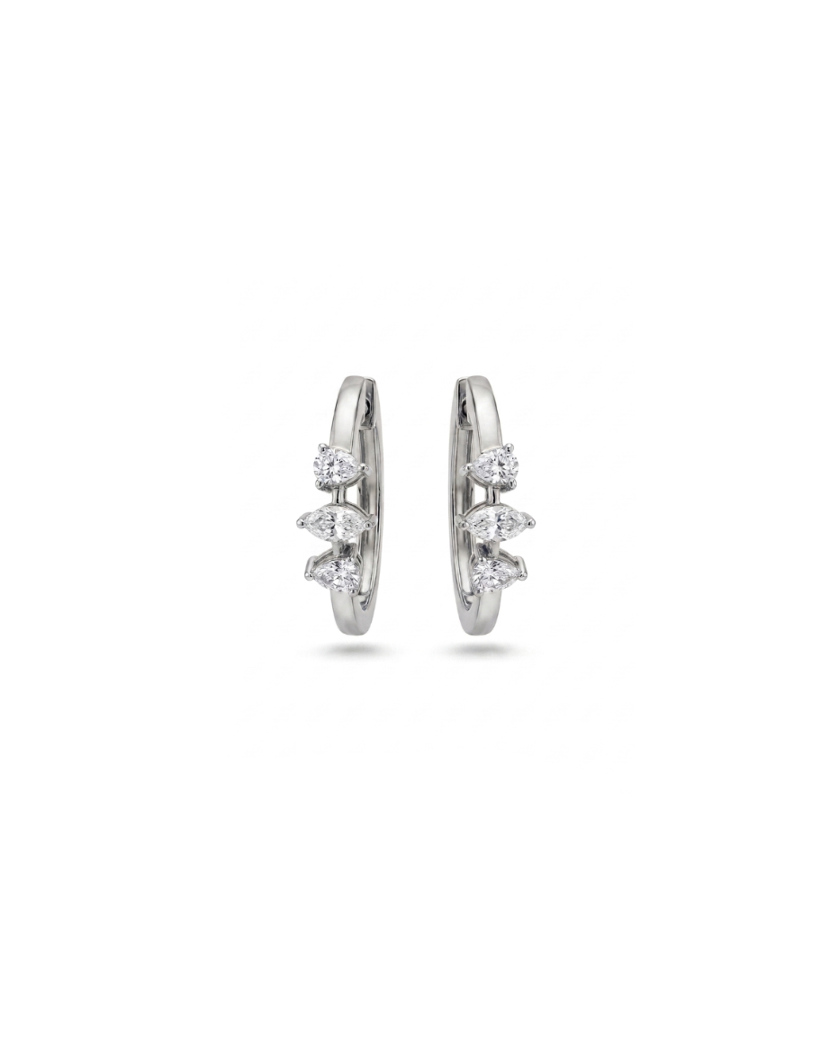 Between Marquise Earring