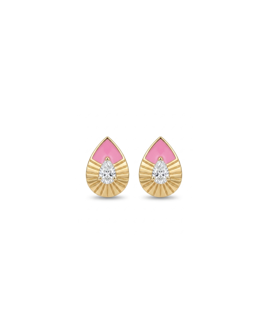 Quiet Pear Earring