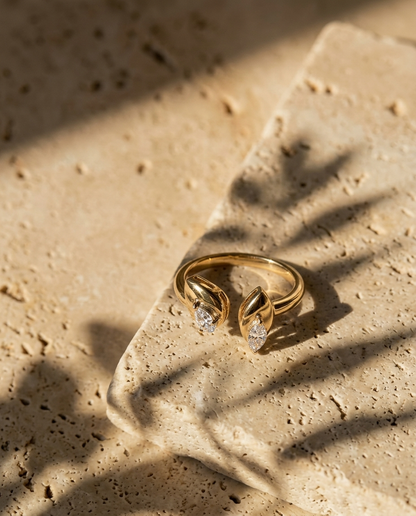 Drift Pear Ring