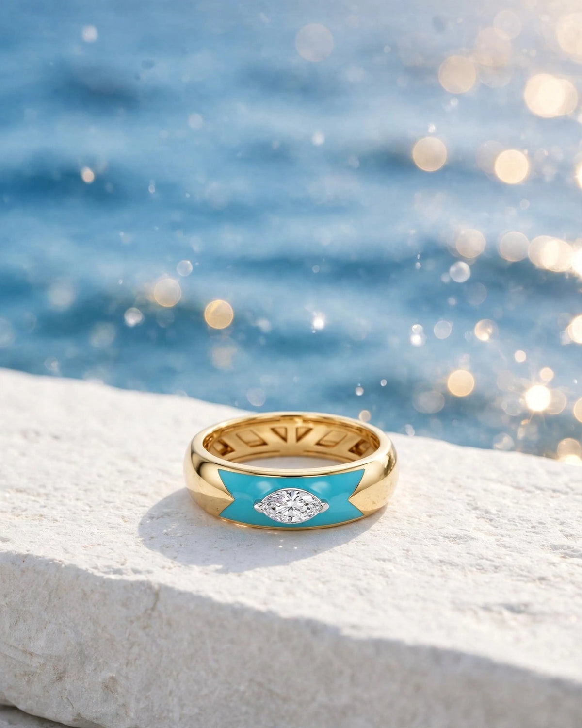 Bond Marquise Ring