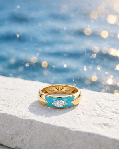 Bond Marquise Ring