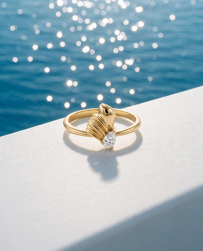 Thread Pear Ring