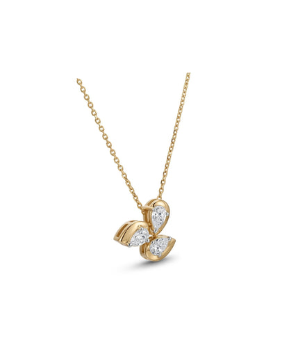 Orbit Pear Necklace